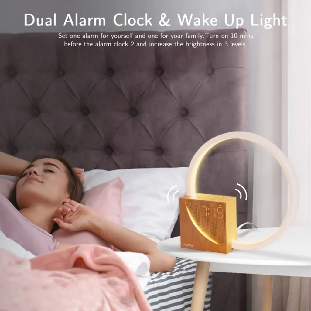 Touch Control Bedside Lamp with Alarm Clock Zen Active
