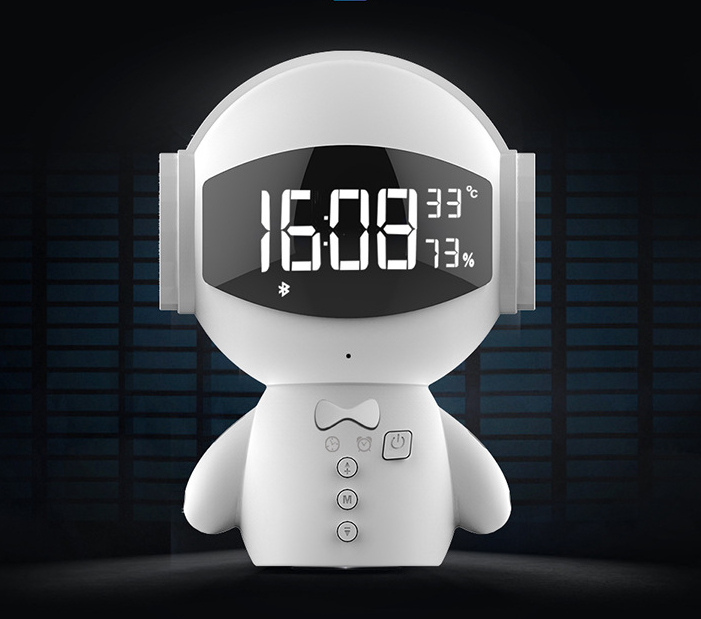 Speaker Robot Alarm Clock Mini Speaker Zen Active