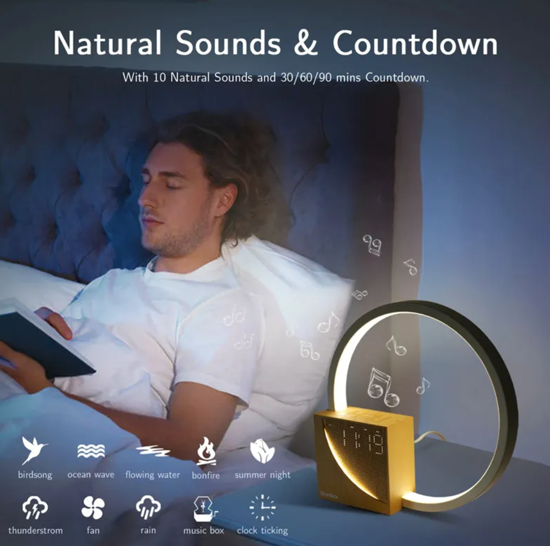 Touch Control Bedside Lamp with Alarm Clock Zen Active